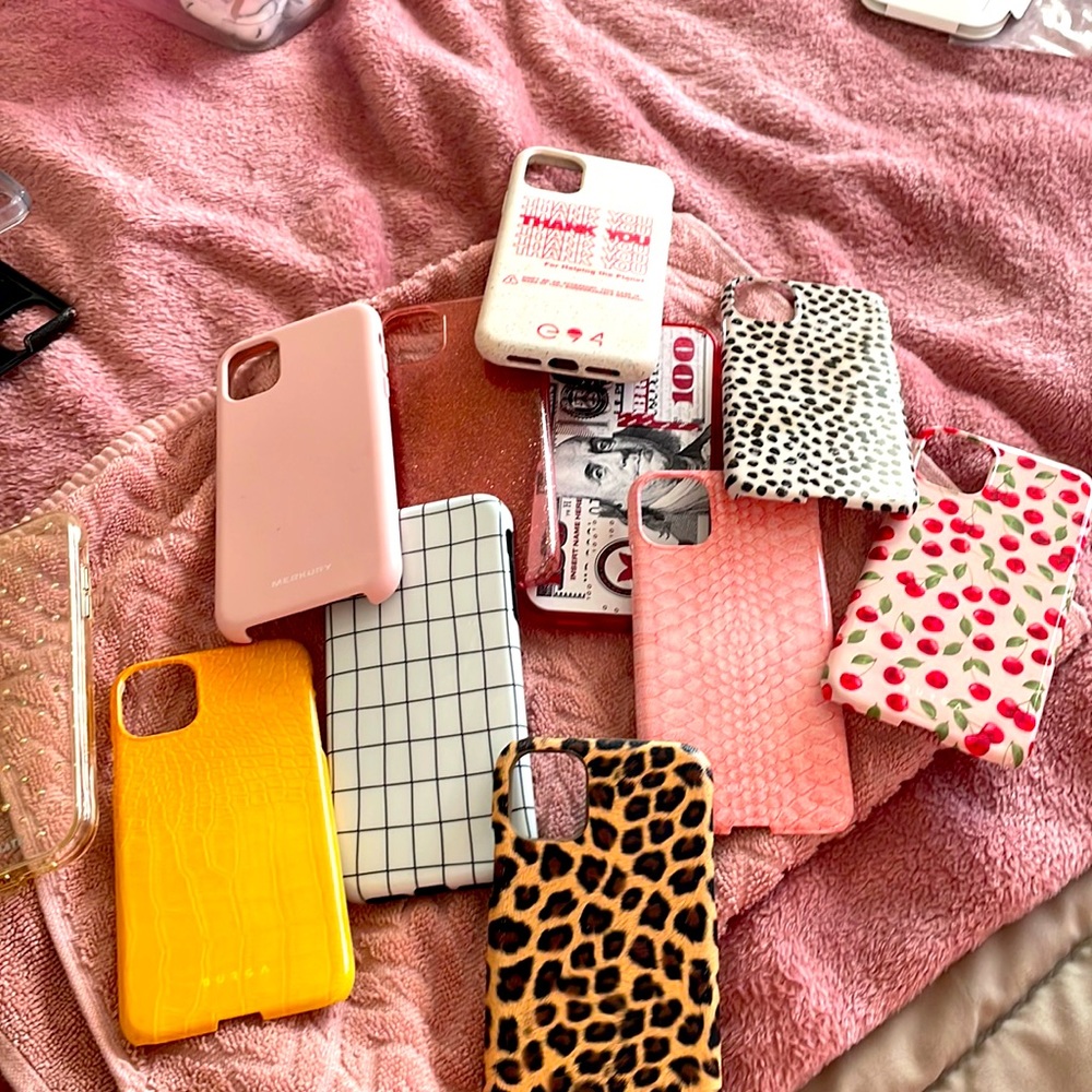 Multiple gentle used and some brand new phone cases